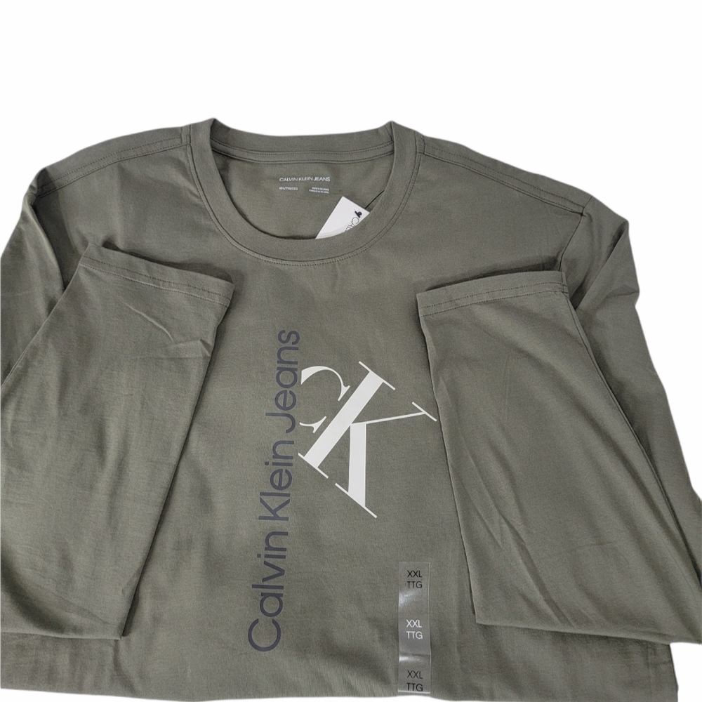 Calvin Klein Men's T-Shirt Long Sleeve Sz XXL NWT